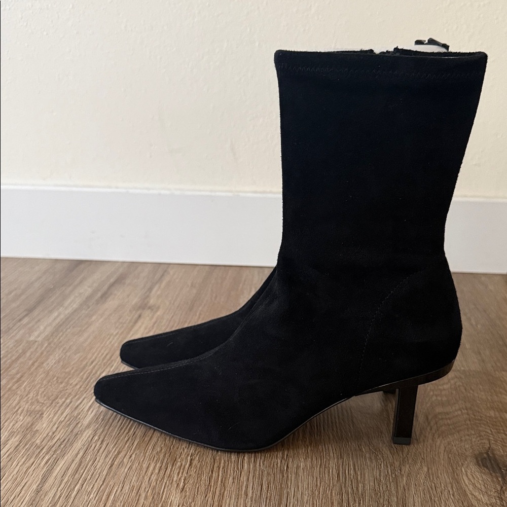 New & Other Stories Black Heeled Boots